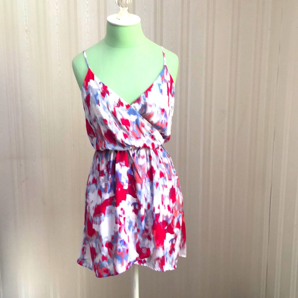 Mini Faux Wrap Dress